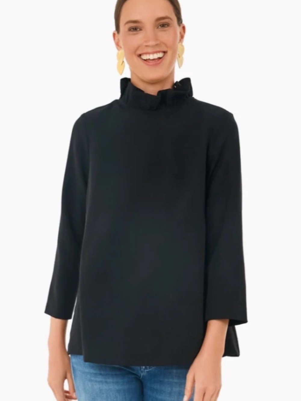 Tuckernuck Black Faye Blouse size XL